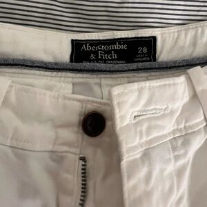 Abercrombie white shorts
